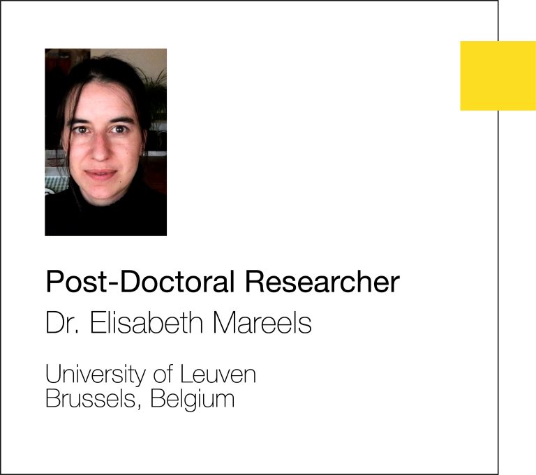 Elisabeth Mareels, University of Leuven Belgium