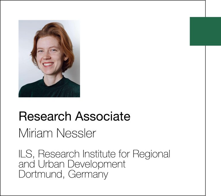 Miriam Nessler ILS, Research Institute for Regional and Urban Development, Dortmund